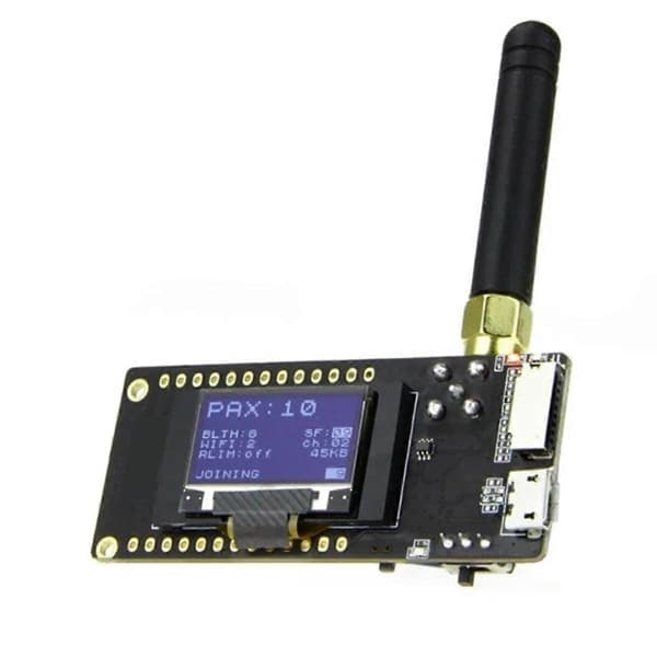 LoRa32 V2.1-1.6 Version 868Mhz ESP-32 SMA CH9102F LoRa OLED 0.96 Tommer SD Kort Bluetooth WIFI Modul