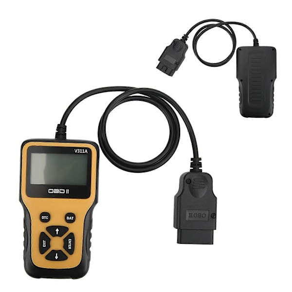 OBD2 Scanner Multifunktionellt Diagnostikverktyg Bilmotoranalysator DC12V Universell för Bil