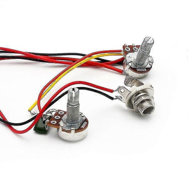 Elektrisk Gitarr Pickup Förkopplad Dubbel Mini Humbucker Volym Tonkontroll 92X37.5mm