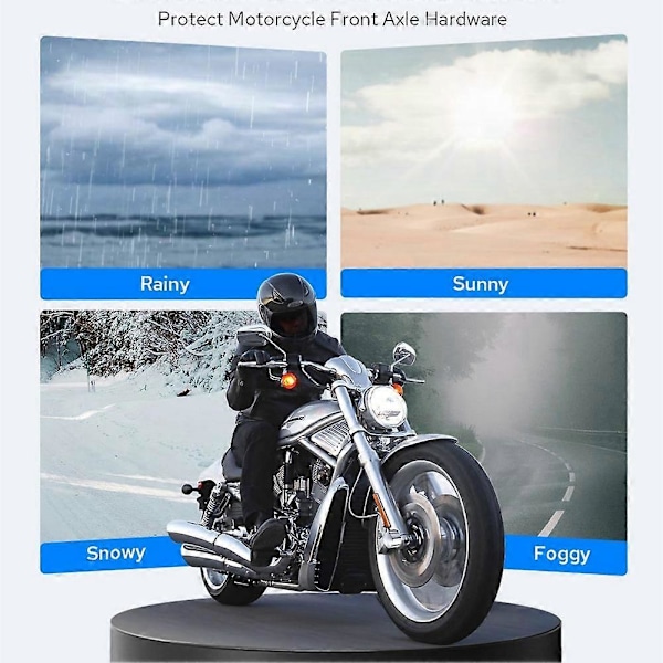 Frontakselmutterdeksler, Aluminium Akselmutterhetter for VRSC Softail Dyna Super Glide XL 883 1200