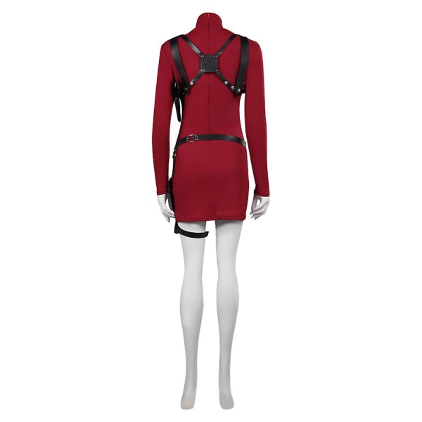 Kvinnlig Resident 4 Ada Wong Cosplay Kostym Evil Dress Outfits Fantasia Halloween Carnival Utklädnadsdräkt För Vuxna Kvinnor Flickor XS