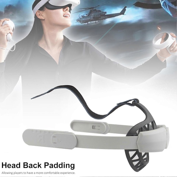 VR Hodebånd Bærbar Ergonomisk Komfortabel Virtual Reality Elite Hodestropp Erstatning for Oculus Quest 2