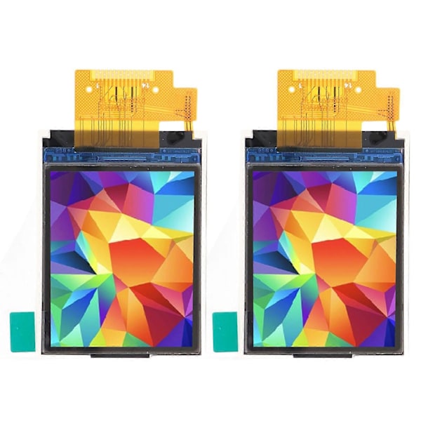 2 STK TFT IPS Display Modul 1.8in Farve 128 X 160 SPI Interface ST7735S Drev Display Modul