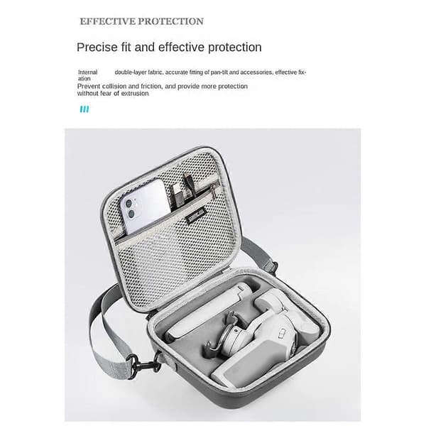 Gimbal Stabilisator Förvaringsväska Bärväska Kompatibel för Mobile Se/ 4 Se/ 4 Handhållen Gimbal