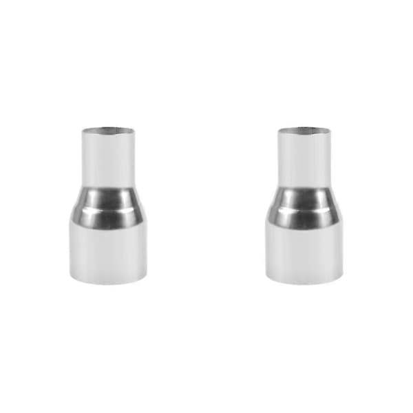 1/2/3/5 Universal Eksosrør Enkel å Installere Rustfritt Stål 51MM-76MM 2Set