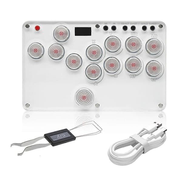 Fighting Stick Arcade Tastaturkontroller Håndtak Arcade Joystick Fighting Rocker for // Switch PC