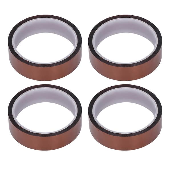 4 st Antistatiska PI-tejp Högtemperaturbeständiga Polyimidisoleringstejper Bredd 25mm / 1in