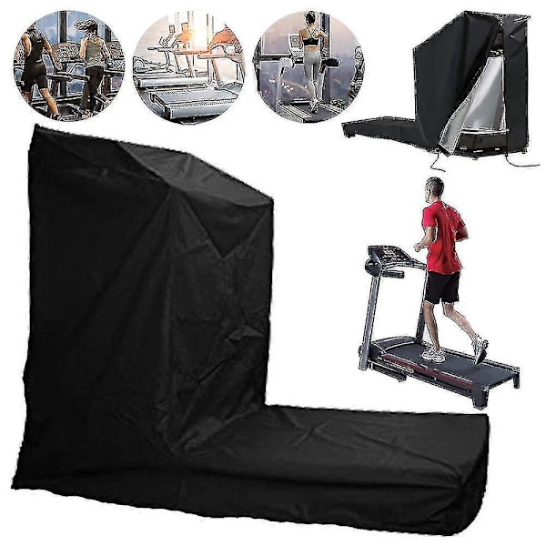 Dammskydd för löpband, skydd för löpband, skyddande överdrag för löpmaskin, Oxfordtyg, inomhus- och utomhusöverdrag 206x94x170cm