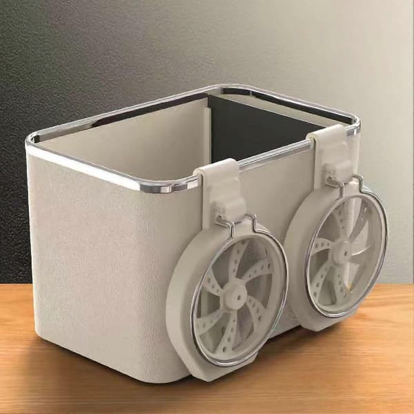 Armstödsförvaringslåda Vattenkoppshållare Multifunktionell Bilkonsol Organizer för Bil Beige