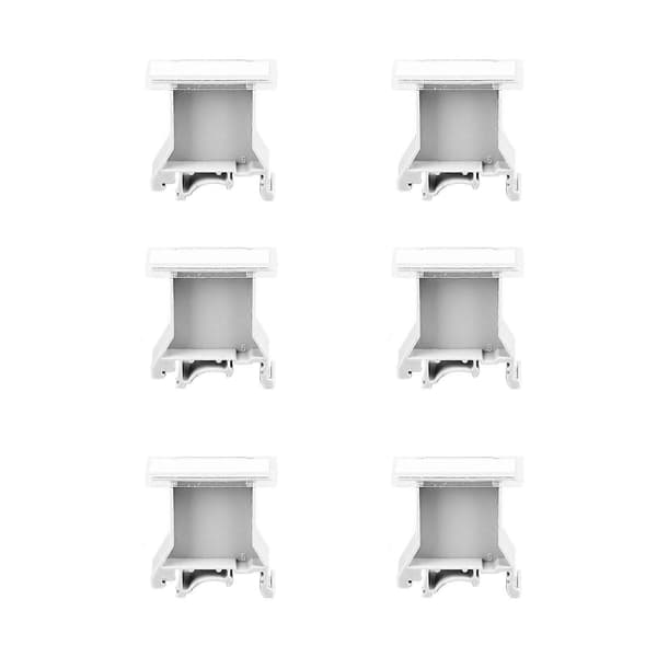 100 st UK B2 Terminal Markeringsblock Set PA66 DIN-skena Markör för Identifiering
