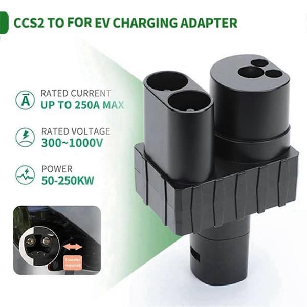 CCS2 til for /Y/X/S DC AC Køretøj Ev Oplader Konverter Ev Ladestationer Elektrisk Bil Tilbehør
