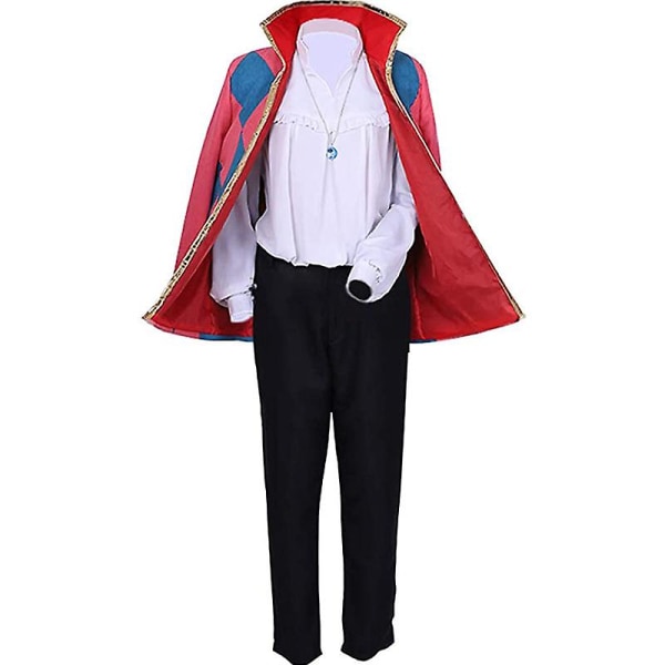 För Howl's Moving Castle Cosplay Kostym Herrkostym Howl Outfit S