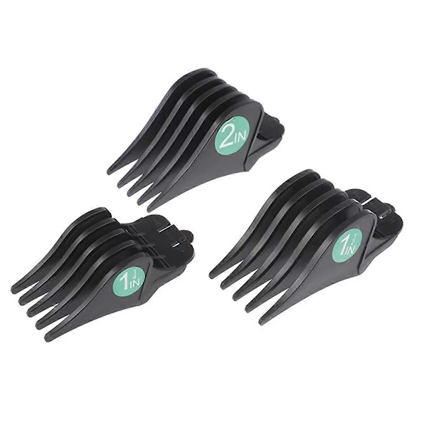 3 stk. Professionel Clipper Stor Størrelse Begrænsningskam Trimmer Skære Guide Clipper Tilbehør Størrelse 32/38/51mm, A