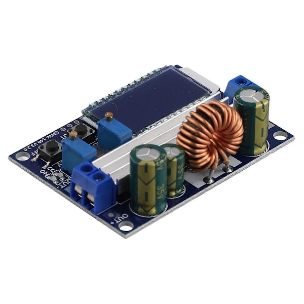 Justerbar Spänningsregulatormodul med LCD-Display, Mångsidig Steg-Upp/Ner Spänningskontroll Perfekt för DIY Elektronik