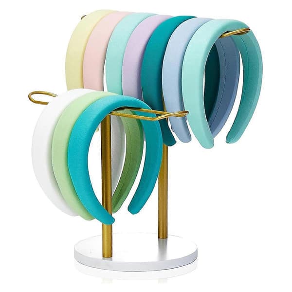 2-lags Hårbøyleholder Organizer, Hårbøyledisplaystativ Hårbøyle Organizer Oppbevaring Hårtau Tilbehør Armbånd