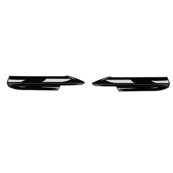 Bil Främre Stötfångare Läpp Diffuser Splitter Winglet Förkläde Spoiler för 3-serie E90 E91 2005-2008 Glansig Svart