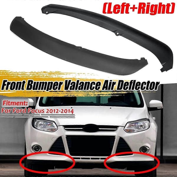 2 stk. Frontfangerleppe Spoiler Luft Hakesplitter Nedre Kappe Panel for Focus 2012-2014 FO1095244C CP9Z17626B