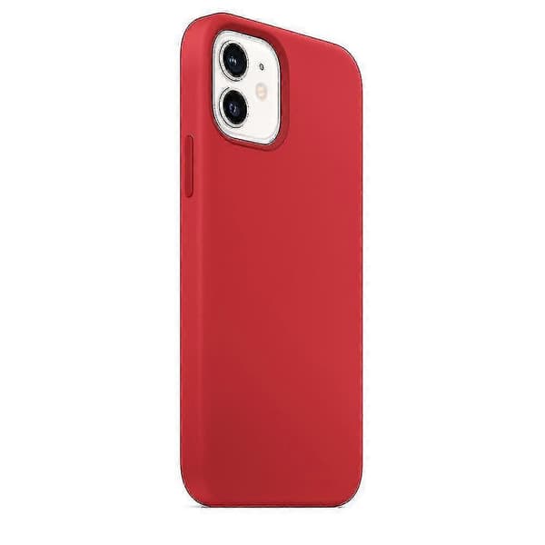 Silikoneetui med Magsafe til iPhone 12 12 Pro Red