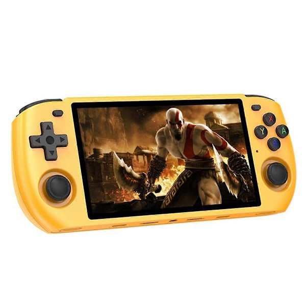 RGB10 Max3 Retro Spelkonsol 16G+128G 5.0 Tum Handhållen Videospels Konsol för MAME PSP N64 Emulator C