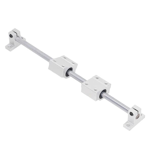 Lineær skinne glide Lineær skinne guide Lineær bevægelse glide skinne med 4 stk. glideblokke til maskineri 10?500