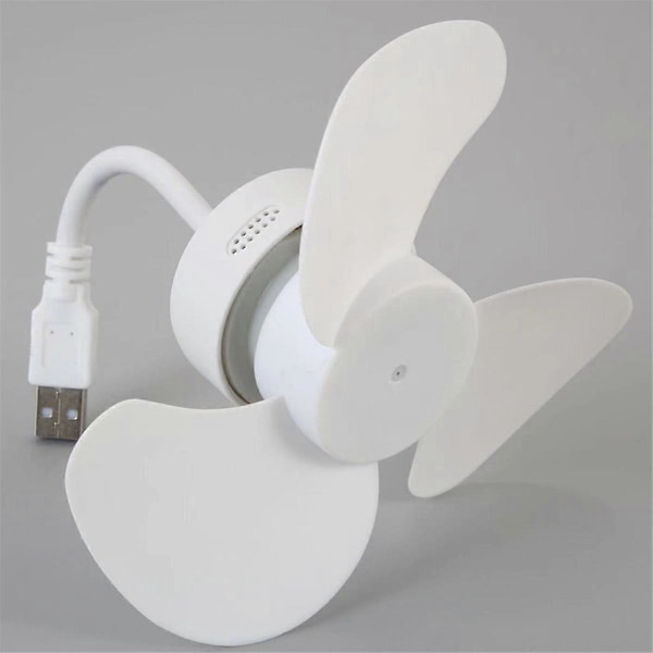 USB Ventilator DC5V Loftventilator 360 Graders Justering Lav Støj Elektrisk Ventilator Indendørs Køleventilator til Notebook