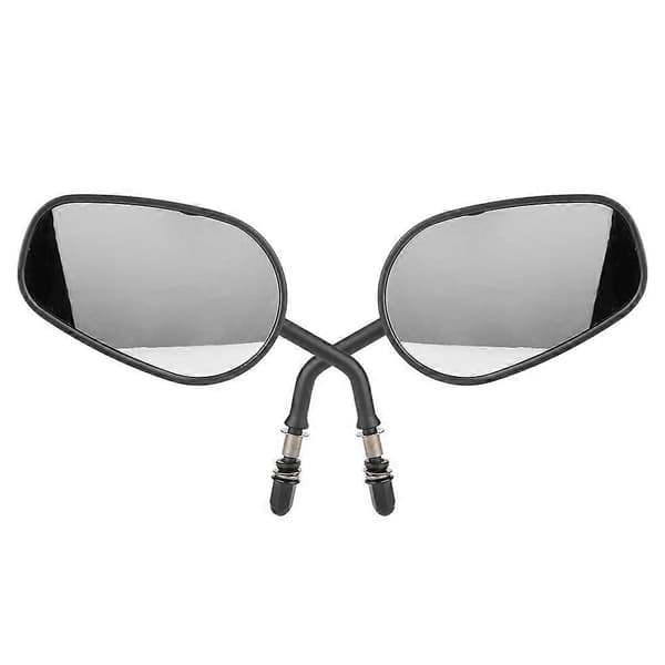 2 ST Motorcykel Modifierad Oval Backspegel Reflekterande Sidospeglar