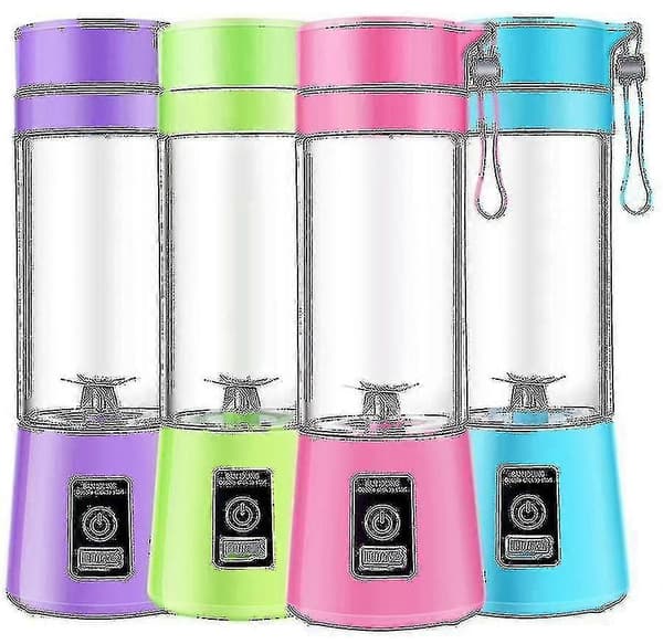 400ml Kannettava USB Sähköinen Hedelmämehu Smoothie Tehosekoitin Pullo blue