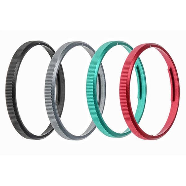 Kameralinsering til III GR3X/GR3 HDF Kamera Aluminium Legering Linse Dekorationsring Hætte Grå
