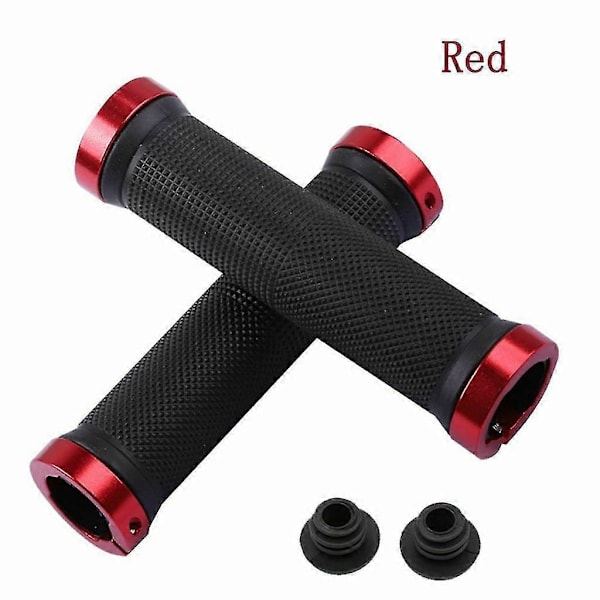 2 STK Sykkel Mountainbike MTB Håndtak Grips Red