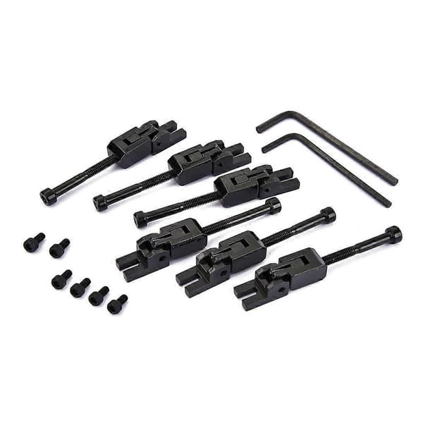 6st Metall Gitarr Låsta Strängsadlar för Floyd-Rose Tremolo Stall Delar