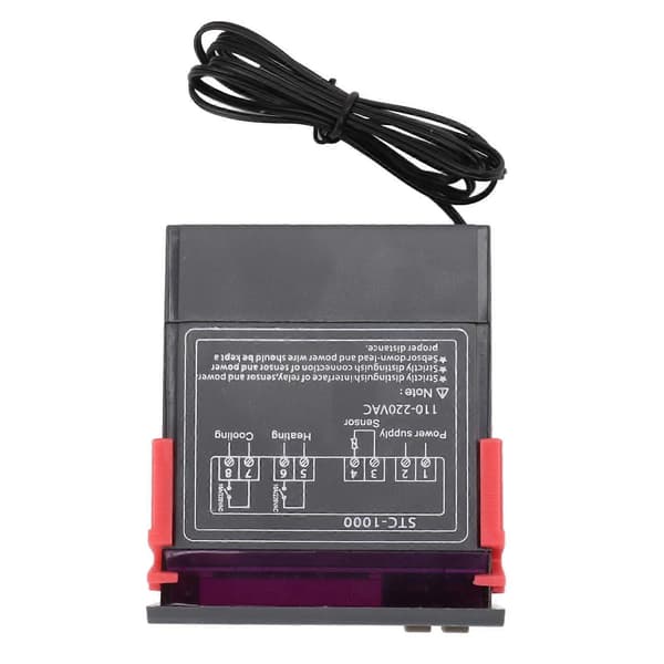 Stc 1000 Termostat Switch Elektronisk Digital Display Mikrocomputer Temperaturregulator Switch Akvarium Udklækning Termostat