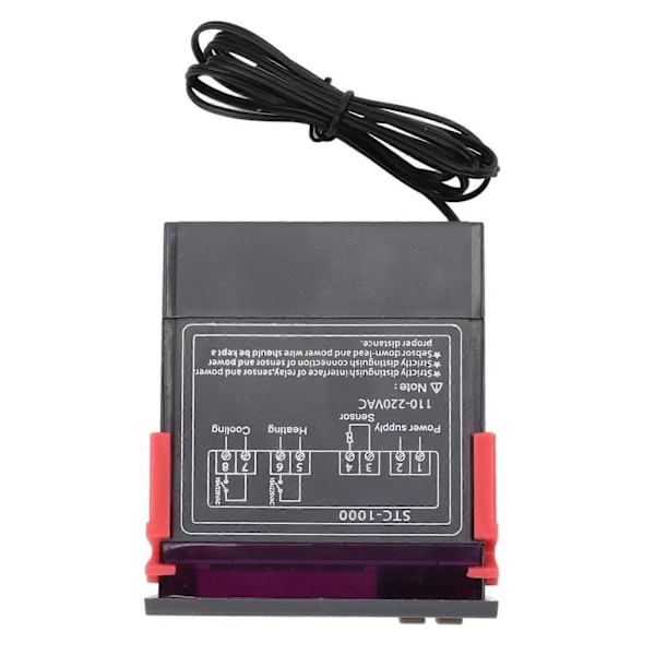 STC 1000 Termostatbrytare Elektronisk Digital Display Mikrodator Temperaturkontroller Brytare Akvarium Kläckningstermostat
