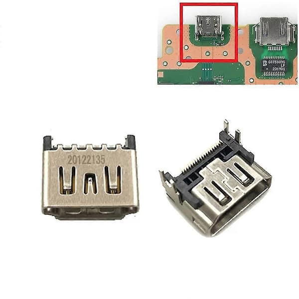 5x HDMI-kompatible portstik jack-stik til P5-konsol reservedel
