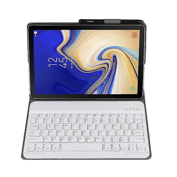 A510 Bluetooth Tangentbord PU Fodral För Galaxy Tab A 10.1 (2019) T510 Guld Gold