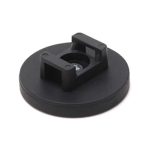 Förpackning magnetiska kabelhållare - 43 mm - Multifunktionella - Magnetiska kabelklämmor för kabelhantering, svarta
