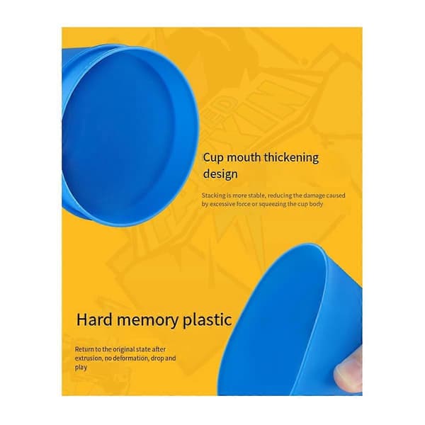 12 st Kid Quick Stacking Cups Set Mini Speed Training Game Rolig Stacking Cup Snabbt Spel för Pojkar Flickor