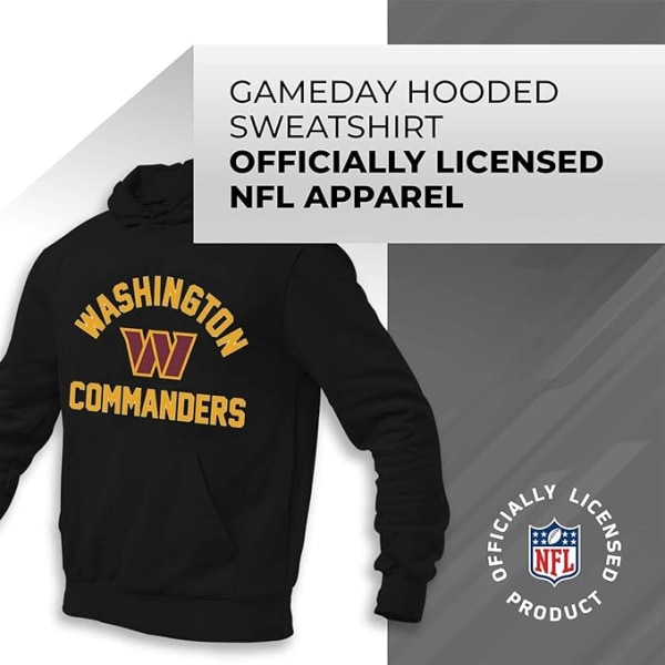 Team Fan Apparel NFL Huvtröja för vuxna - Polyester, ull och bomullsblend - Håll dig varm och representera din teams stil style 2 3XL