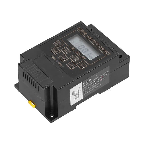 110V Timer Switch Kg316t Automatisk Timerkontroller 10A för Utomhus Gatubelysning