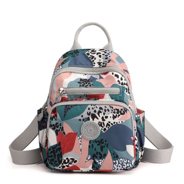 Vento Marea Mini Ryggsäck Blommigt Tryck Axelväska Style 16