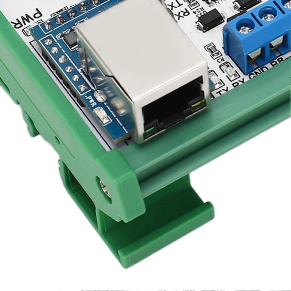 RJ45 - 8 RS485 Hub-muunnin TVS-ylijännitesuojalla 115200BPS Hub-kortti turvavalvontaan DC7?30V Hub-moduuli kotelolla