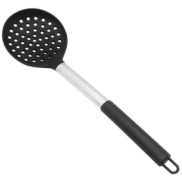 Silikon Slitslev, BPA-fri & Värmebeständig Upp Till 250°C, Rostfritt Stålhandtag Sömlös Nonstick Kökskopa