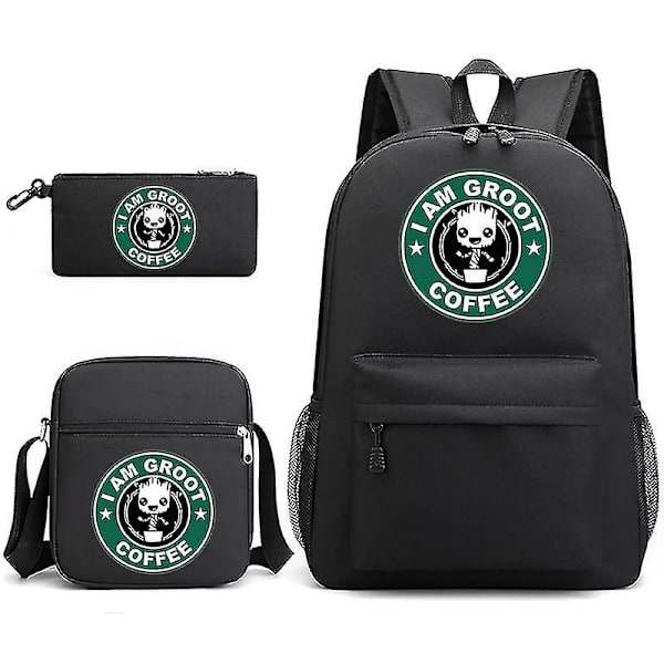 Guardians Of The Galaxy 3-pack Ryggsäckar Cartoon Barn Pojkar Flickor Skolväska Lättvikts Studenter Vattentät Kapacitet Mochilas style 26