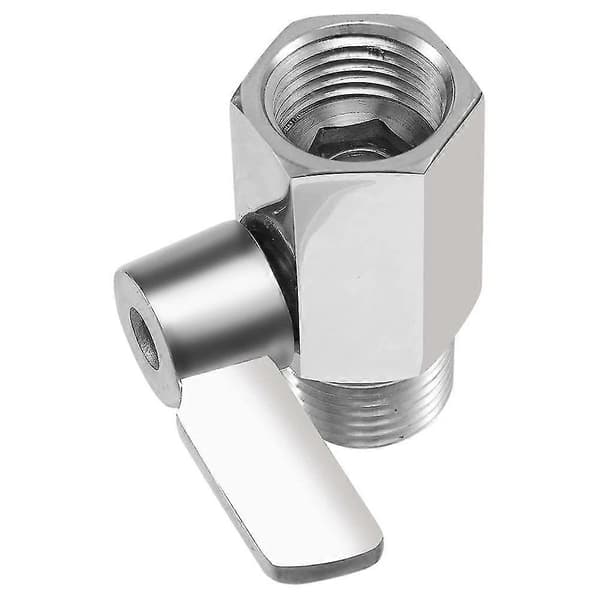 Brusehoved Afspærringsventil, 304 Rustfrit Stål Mini Kugleventil NPT Gevind (1/2 Tomme Han x 1/2 Tomme Hun