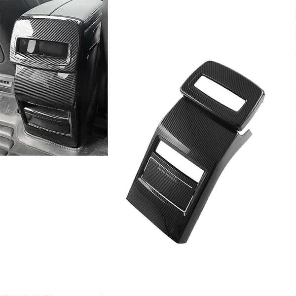 Bil Bakre Luftuttak Ventil Panel Deksel Trim Dekor Beskyttende Karbonfiber Look for TANG