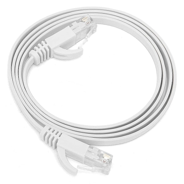 Ethernetkabel CAT6 Gigabit 8-kärnig Tvinnad Par Nätverkskabel Platt Koppartråd Tillbehör 0,5 Meter