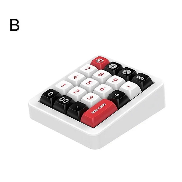 K812 Mekanisk Tastatur Kablet Hot-Swappable Numpad RGB Mekanisk Gaming Tastatur Programmerbar for Win//Spill Hvit