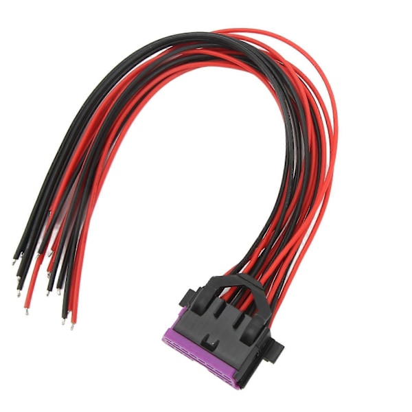 3 st 16-stifts OBD2 Honkontaktkablar 30cm J1962 OBDII Biladapterkontakt Diagnostisk Förlängningskabel