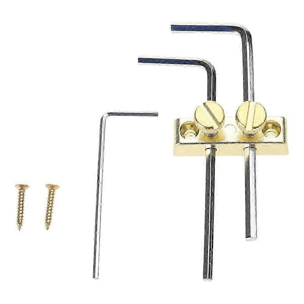 Guitar Bas Nøgle Skruenøgle Holder Udskiftning Headstock Hexagonal Nøgleholder Black