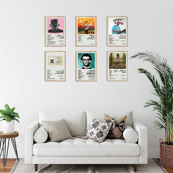 Tyler Poster Album Affisch Musikalbum Tyler The Creator Affisch För Rum Estetisk Canvas Väggkonst Sovrumsinredning