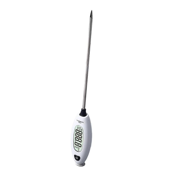 Digitalt madtermometer med LCD-display og rustfri stålprobe til madlavning og bagning i hjemmet